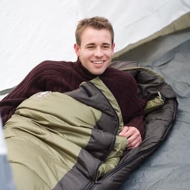 Coleman North Rim 0°F Big & Tall Sleeping Bag, Cold-Weather Mummy Sleep Sack with No-Snag Zipper & Adjustable Hood for Warmth & Ventilation, Large Camping Sleeping Bag - Image 5