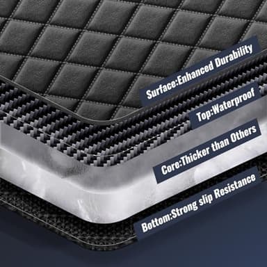 fidozen Premium Dog Car Seat Cover for Back Seat – Heavy-Duty Hammock Style with Seat Belt, Waterproof, Anti-Slip, Scratch-Resistant, Durable Pet Protector for SUV Truck, Easy to Clean, Universal Fit - Image 7