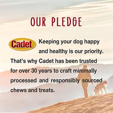 Cadet Gourmet Sweet Potato & Chicken Wraps Limited-Ingredient Dog Chews, Healthy and Natural Training Treats for Small and Large Dogs, 28 oz. - Image 9