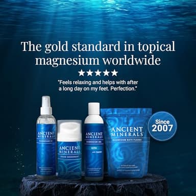 Ancient Minerals Magnesium Oil Refill Bottle, high Concentration Topical Genuine Zechstein Magnesium Chloride Topical Magnesium (33oz) - Image 8