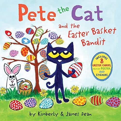 Pete the Cat and the Easter Basket Bandit: Includes Poster, Stickers, and Easter Cards!: An Easter And Springtime Book For Kids - Image 1