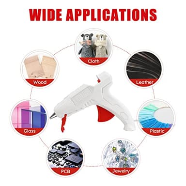 KeLDE 40W Fine Tip Hot Glue Gun Kit, With 10pcs Glue Sticks 0.43x4" High Temperature Melting For Precise Handcraft, DIY Project, Home Decor, Repairs - Image 5