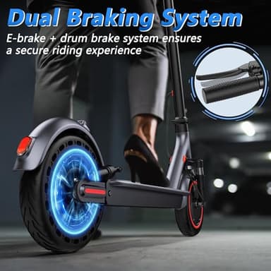 Electric Scooter for Adults, 8.5"/10" Tires, 19/22Mph, 350W/500W Motor, 21-28 Miles Range, Folding E-Scooter with Dual Suspension,APP(V1/SPRO/MAX/PRO) - Image 9