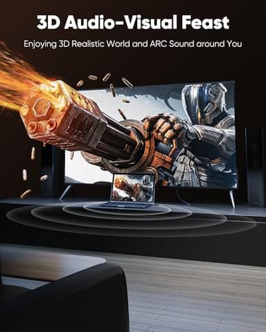 Highwings 4K HDMI Cable 6.6FT/2m | High-Speed HDMI 2.0 Quality Cord 4K@60Hz, Braided Nylon & Gold Connectors, HDR, Ethernet, ARC, 3D, HDCP 2.2, Compatible for PS-5/4/3/ HDTV/Monitor/DVD/Streaming - Image 7