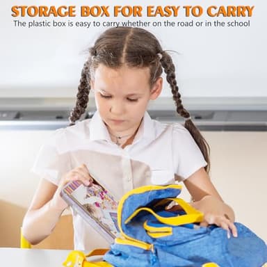 Sensory Fidget Toys for Kids Toddler Boys ,Sensory Activity Board for Stress Anxiety Autistic ADHD, Calm Down Travel Airplane Essentials Toys for 3+ Year Old, Stuffers Gifts for Teen Girls - Image 5