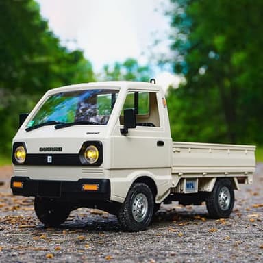 ARRIS WPL D14 RC Drift Car 1/10 4WD Off Road Truck 2.4 GHz Remote Control 4x4 Kei Truck with 280 Motor, Proportional Throttle & Steering, Hobby Grade Vehicle RTR for Adults - Image 2