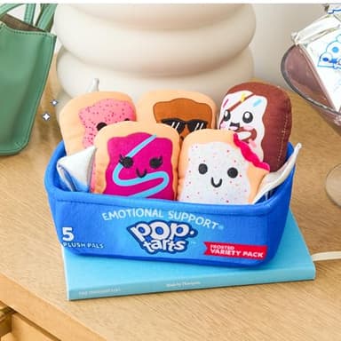Pop-Tarts™ Emotional Support by Relatable, Snack-Inspired Pals, Full of Bite-Sized Plushies and Cute Stuff, Unexpected Funny Gifts for Loved Ones, Includes 5 Plush Pals with Plush Box - Image 4