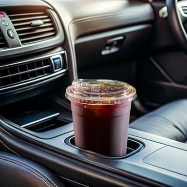 Turbo Bee 24 OZ 200 Sets Clear Plastic Cups with Strawless Sip Lids, To Go Crystal Clear Disposable Plastic Cups with Lids for Iced Coffee, Smoothies, Soda, Lemonade, Cold Beverage - Image 6