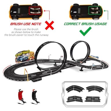 Kids Toy-Electric Powered Slot Car Race Track Set Boys Toys for 6 7 8-12 Years Old Boy Girl Best Gifts - Image 5