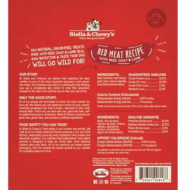 Stella & Chewy's Freeze-Dried Raw Wild Weenies Dog Treats - High-Protein Training Treats for Dogs & Puppies - All-Natural Red Meat Recipe with 97% Meat & Organs - USA Made - 3.25 oz Bag - Image 2