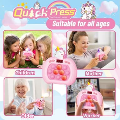 Pop Game - Light Up Fidget Toy for Kids & Adults, Quick Push Fast Push Sensory Toys for Kids 5-7 & 8-12, Handheld Relaxing Stress Relief Game for Autism, ADHD - Fun Fidget Toys for Adults & Children - Image 6