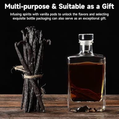 SPICEEL Organic Madagascar Vanilla Beans Grade A Vanilla Pods for Making Extract, Whole Vanilla Beans for Baking, Gluten Free, Non-GMO, Kosher, 25 Counts - Image 6