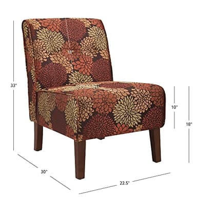Linon Coco Accent Chair, Harvest - Image 3