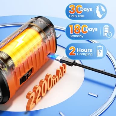 Cbersmg Dog Bark Deterrent Device 3X Anti Barking Device for Dogs, 5 Modes Stop Neighbors Dog Barks No More Safe for All Dogs 50FT Bark Control Indoor Outdoor with Flashlight,Dog Training Device - Image 7