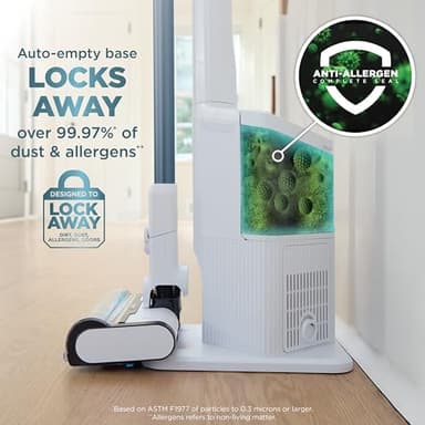 Shark Clean & Empty Cordless Stick Vacuum – Lightweight Cordless Vacuum with Auto-Empty System, HEPA Filter, Portable, Rechargeable, Exclusive Motorized Hand Tool for Pet Hair, BU3523 - Image 4