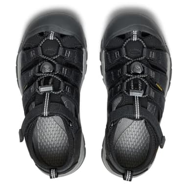 KEEN Newport H2 Closed Toe Water Sandals, Black Yellow, 13 US Unisex Little Kid - Image 5