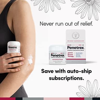 Penetrex Joint & Muscle Therapy Trio - Soothing Comfort for Back, Neck, Hands, Feet - Premium Whole Body, Rub with Arnica, Vitamin B6 MSM & Boswellia - 2oz, 3oz, 4oz - Image 7