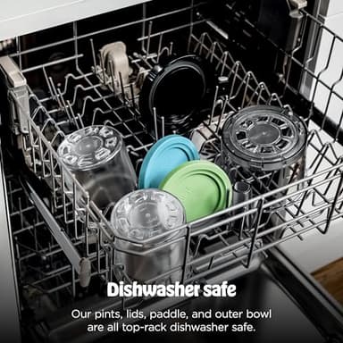 Ninja CREAMi | Ice Cream Maker Bundle | Includes (4)16 oz. Tubs for Gelato, Mix-ins, Milkshakes, Sorbet, Smoothie Bowls & More| 7 One-Touch Programs| Compact Size| Perfect for Kids | Silver - Image 10