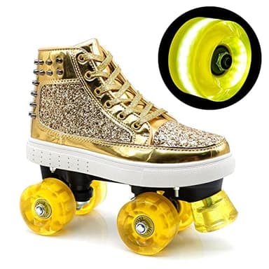 Nezylaf Light Up Roller Skate Wheels 8 Pack, 78A Hardness LED Skateboard Wheels with Premium ABEC-9 Bearings, Illuminating Roller Skate Accessories for Outdoor Indoor Quad Skates - Image 3