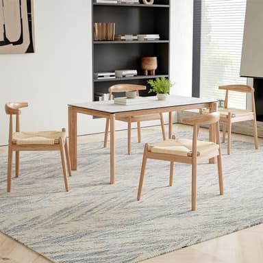 Soohow Dining Chairs Set of 2, Mid Century Modern Kitchen & Dining Room Chairs for Dining Room,Dining Table Chairs with Solid Wood Legs - Image 6