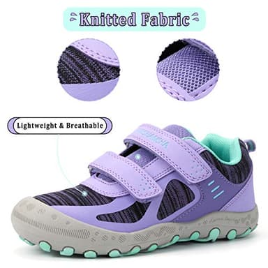 Mishansha Kids Hiking Shoes Girls Boys Toddler Outdoor Sneakers Anti-Collision Trail Running Shoe for Trekking Walking Climbing - Image 2