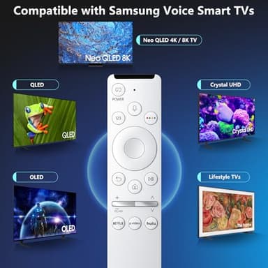 Voice Remote for Samsung-Smart-TV-Remote-Control-Replacement, Universal for Samsung Frame Crystal QLED OLED UHD 4K 8K Voice Smart TV - Image 5