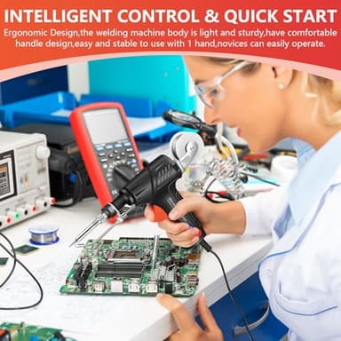 Ayyecoeeye Welder Five-Piece Set, Versatile Internally Heated Industrial Laser Welding Tools, 3 In 1 Handheld Rust Removal/Cutting/Welding with Spare Tin Wire - Image 3