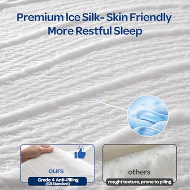 OhGeni 12 Inch Queen Size Mattress, Cooling Gel Memory Foam Bed Mattresses in a Box, Cool Touch Surface, Medium Feel, Ergonomic Support, Pressure Relief, CertiPUR-US Certified Foam, Designed in USA - Image 4
