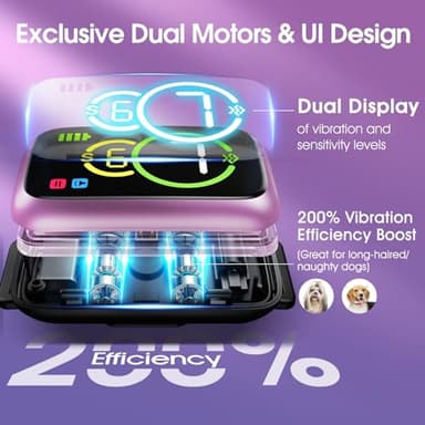 Smart Dog Bark Collar, Automatic Stop Bark Collar for Large, Medium, Small Dogs, Safe & Humane Barking Collar with Beep, Vibration & 7 Adjustable Sensitivity, Anti Barking Device IP67 Waterproof - Image 7