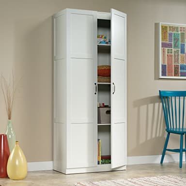 Sauder Select Storage Cabinet/ Pantry cabinets, White finish - Image 2