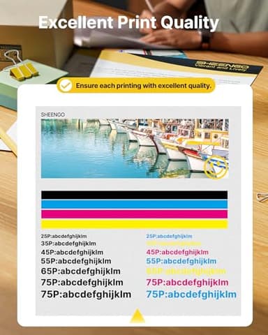 910XL Ink Cartridges for HP Printers (4 Pack) Replacement for HP 910XL Ink Cartridges Combo Pack Use for OfficeJet 8010 8020 Series, Pro 8020, 8030 Series Printer | Black Cyan Magenta Yellow - Image 6