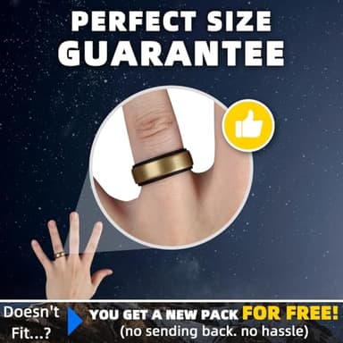 Egnaro Silicone Rings for Men 1/4/6 Multipack of Breathable Mens Silicone Rubber Wedding Rings Bands - Step Edge - Image 5