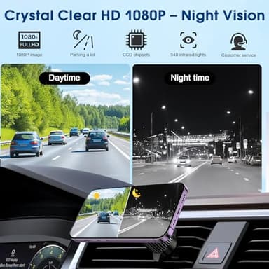 Wireless Backup Camera for Trucks & RVs – Solar-Powered, 1080p HD, Night Vision, Waterproof, Magnetic Mount, Easy Installation for Towing & Parking - Image 6