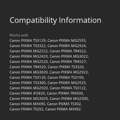 PG-245 XL/CL-246 XL Ink Value Pack (2 Cartridges) Replacement for Canon 245XL 246XL Combo Pack 245XL Ink Cartridge Compatible with Pixma TS202/TR4520/MG2525/TS3322/TS3320/MG2522/TS302/MG2520/MX490 - Image 3