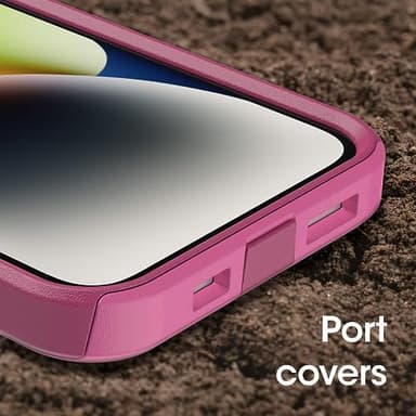 OtterBox Commuter Series Case for iPhone 14 & iPhone 13 (Only) - Non-Retail Packaging - Into The Fuchsia - Image 5
