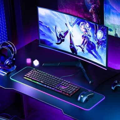 Redragon Mechanical Gaming Keyboard Wired, 11 Programmable Backlit Modes, Hot-Swappable Red Switch, Anti-Ghosting, Double-Shot PBT Keycaps, Light Up Keyboard for PC Mac - Image 9