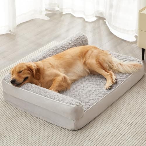 BFPETHOME Orthopedic Dog Beds for Large Dogs-Waterproof Sofa Dog Bed with Removable Washable Cover, Large Pet Bed with Waterproof Lining and Nonskid Bottom, Pet Bed for Dogs - Image 1