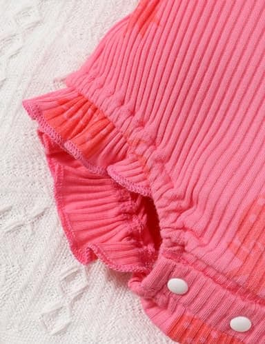 Fullfamous Newborn Baby Girl Clothes Outfits Romper Spring Summer Clothing Onesie Bodysuit Jumpsuit ropa de bebe niña Pink Strawberry Newborn - Image 5