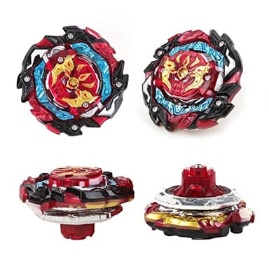 MUSTYBELT Battling Top Burst Gyro Toy Set Toy Gift for Children Boys Ages 6 8 10 12+ Combat Battling Game 12 Burst Spinning Tops 2 Two Way Launchers Grip Starter - Image 5