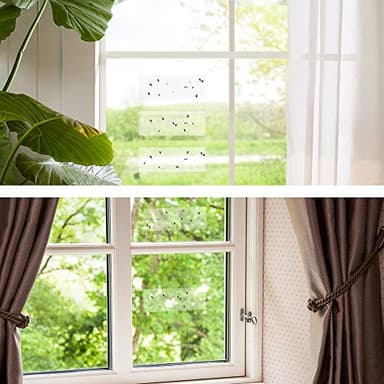 Kensizer 30-Pack Window Fly Traps for Indoors, Paper Sticky Strips, Fly Catcher Clear Windows Trap for Home, House Fly Killer Lady Bug Traps - Image 7