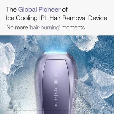 Ulike Laser Hair Removal Device Air 10 Ipl Gift for Women and Men, Ice Cool and Permanent Hair Reduction for Nearly Painless, Dual Lights, Skin Sensor & USHR Mode Hair Removal in 10mins from Home - Image 4