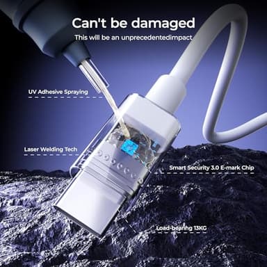 iPhone 16 15 Charger Fast Charging,30W USBC Charger Block with 6&10FT Long USB C Charging Cable Cord Compatible with iPhone 16/16 Pro Max/16E/15/15 Pro Max/iPad Pro,Samsung Galaxy S24 Ultra - Image 3