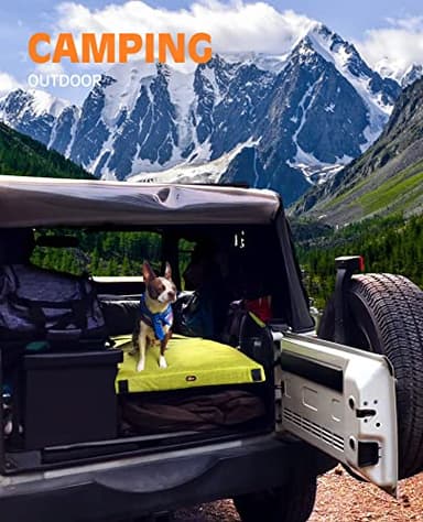 Gaialoop Thick Memory Foam Camping Mattress Sleeping Pad [Car/Tent/Cot] 3'' Portable Floor Play Mat Roll Up Mattress for Guests Sleepover Travel [Twin: 75 * 38 * 3"] - Image 4