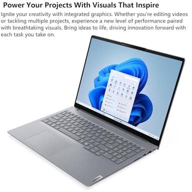 Lenovo ThinkBook 16 Gen 8 16" FHD+ Business AI PC Laptop Computer, Intel 16-Core Ultra 7 255H (Beat i7-13900H), 64GB DDR5 RAM, 2TB PCIe SSD, WiFi 6E, Bluetooth 5.3, Fingerprint Reader, Windows 11 Pro - Image 4