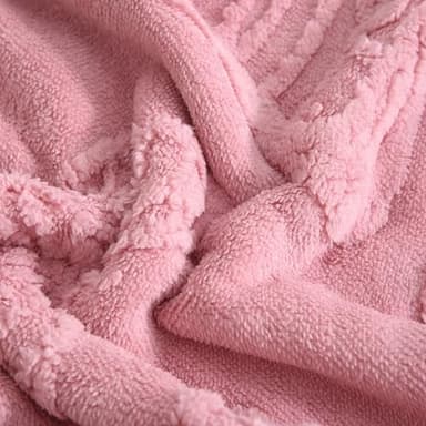 Gracelife Blanket for Women, Sherpa Throw Blanket for Couch, Flannel Butterfly Cozy Soft Blanket for Bed - Fleece, Pink, 80x90 Inches - Image 7