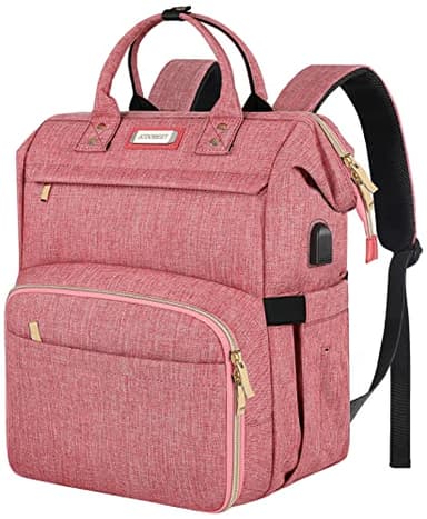 JCDOBEST Lunch Bag Backpack, Insulated Cooler Backpack Lunch Box Laptop Backpack with USB Port for Women Men Fits 15.6 Inch Laptop Blue - Image 1