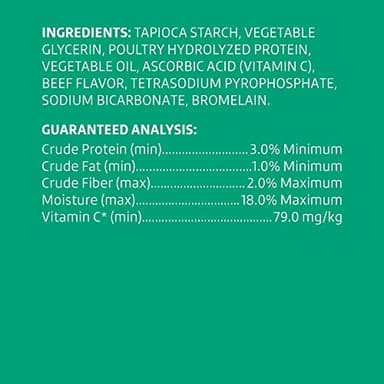 Wonder Bound Beef Flavor Dental Sticks for Small/Medium Dogs (15-40 lbs), 6-Ridge Shape for Plaque & Tartar Control, Freshens Breath, Formulated with Vitamin C, 45 Count - Image 4