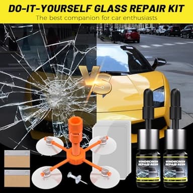 LOMEEN Windshield Repair Kit, 2025 New Package Windshield Crack Repair Kit with Enhanced Injection Head., Long-Lasting for Windshields, Windows, Mirrors, All Crack Types -2 Pack - Image 6