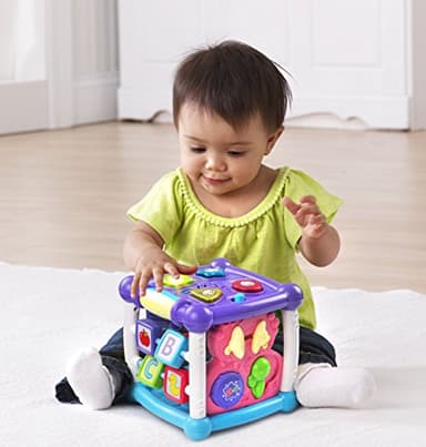 VTech Busy Learners Activity Cube, Purple - Image 3