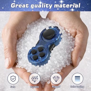 WTYCD Original Fidget Toy Game, Rubberized Classical Controller Fidget Concentration Toy with 8-Fidget Functions and Lanyard - Excellent for Relieving Stress and Anxiety - Image 5